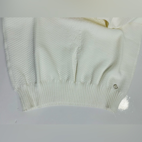 New  Chanel White 3/4 Sleeve Sweater - Picture 12 of 12